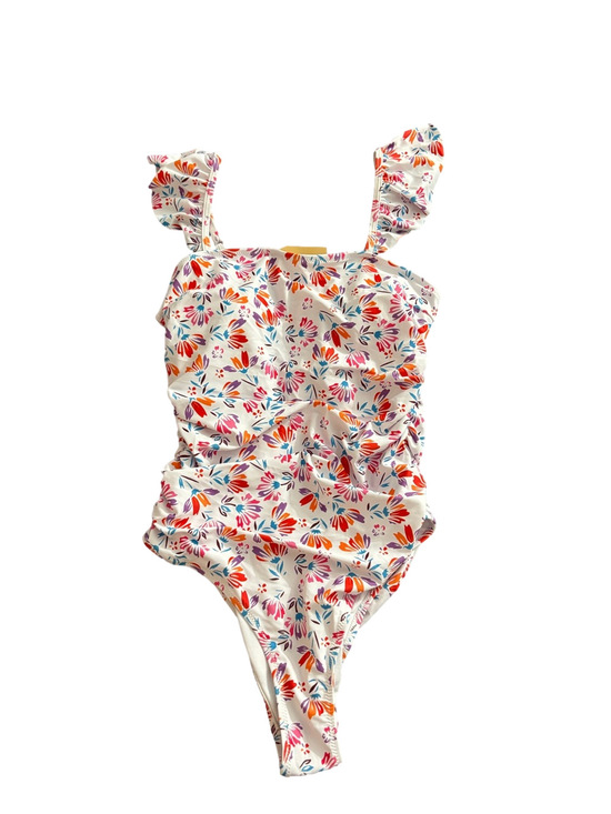 Hilinker Other - Hilinker Floral Ruched One Piece Swimsuit NWT Size M